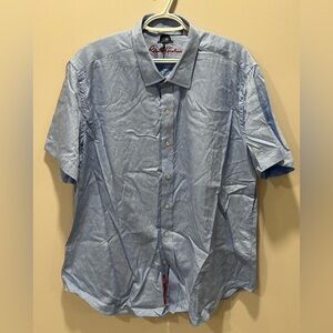 Robert Graham Men’s Short Sleeve Button Down Shirt Size XL